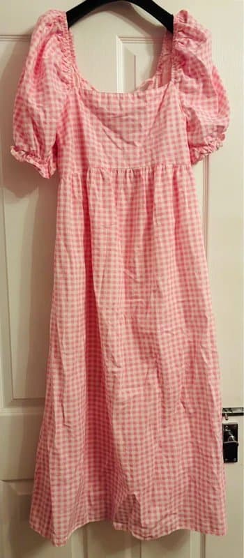 New Look New look gingham party beach holiday wedding back details 12 same day post