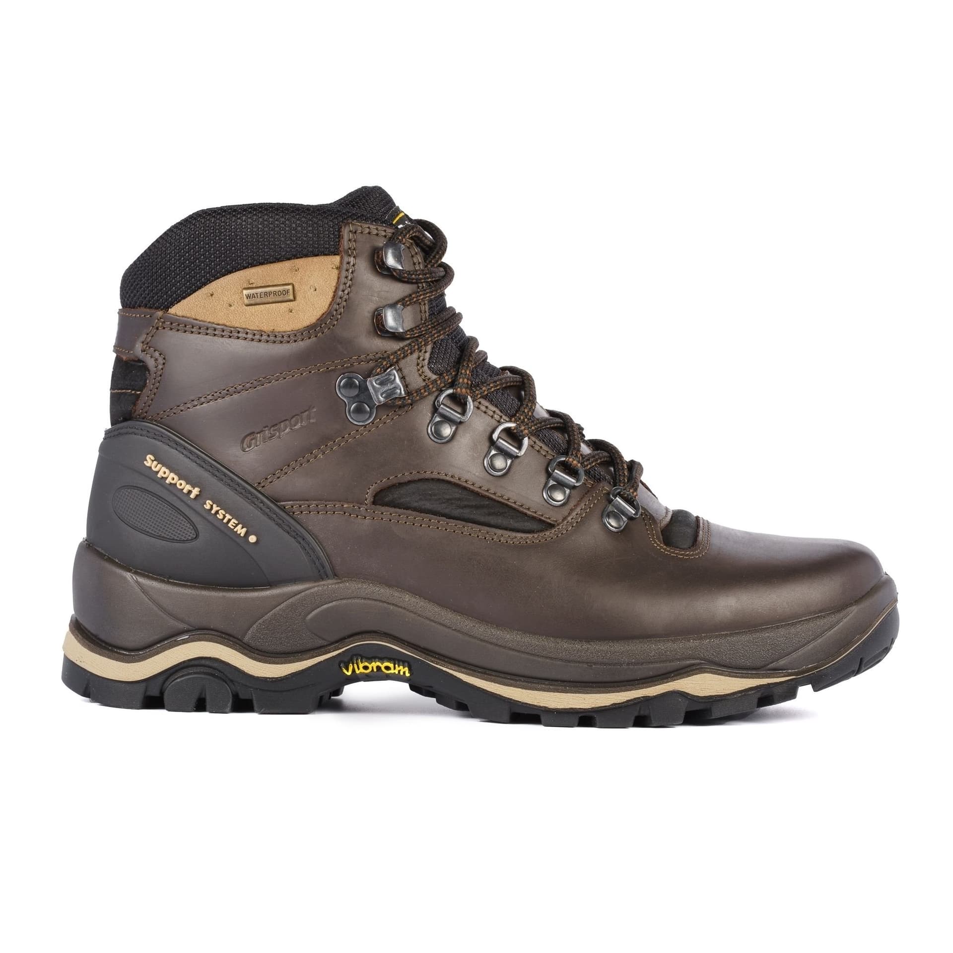 GriSport Grisport Men's Quatro Waxy Leather Walking Boots in Brown