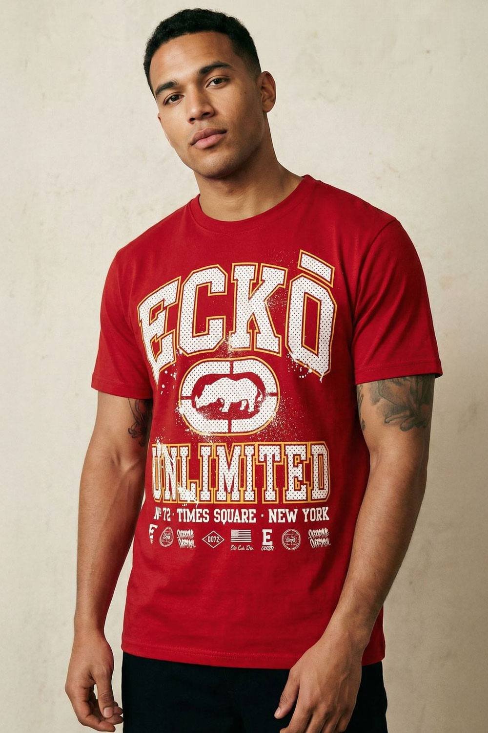 Ecko Untld. Ecko Untld. Men's College T-Shirt in Red - 2