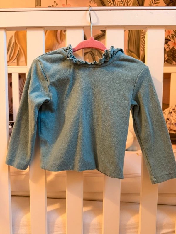 Next Teal baby girls top 9-12 months - 1