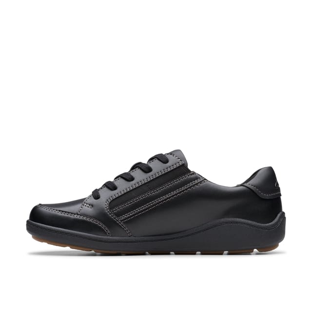 Clarks Clarks Women's Bryianne Bayla Black Leather Trainers - 2
