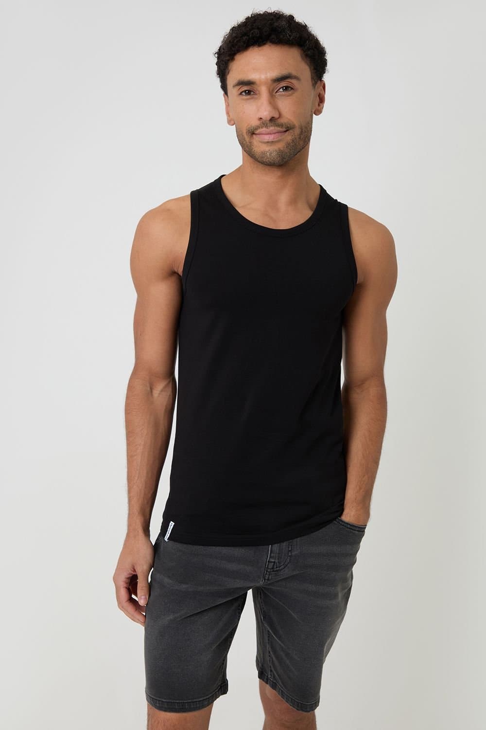 Threadbare Threadbare Men's 3-Pack Cotton Crew Neck Vests