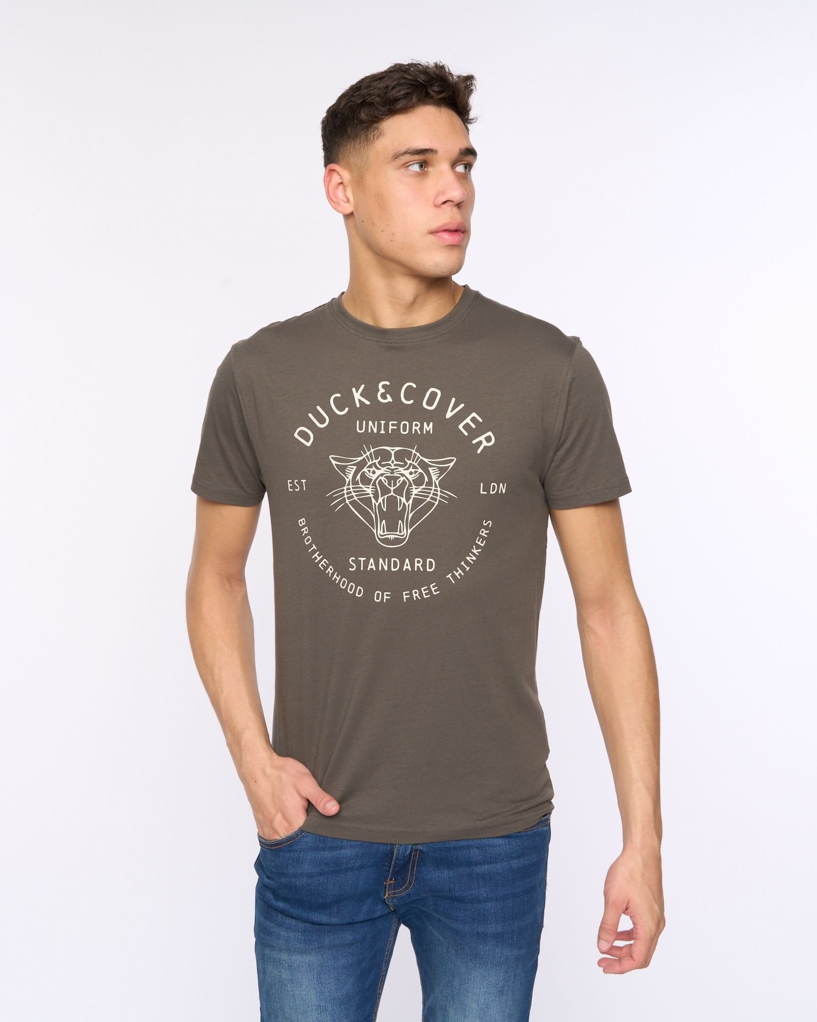 Duck&Cover Duck&Cover Men's Corsure T-Shirt 5pk - 4