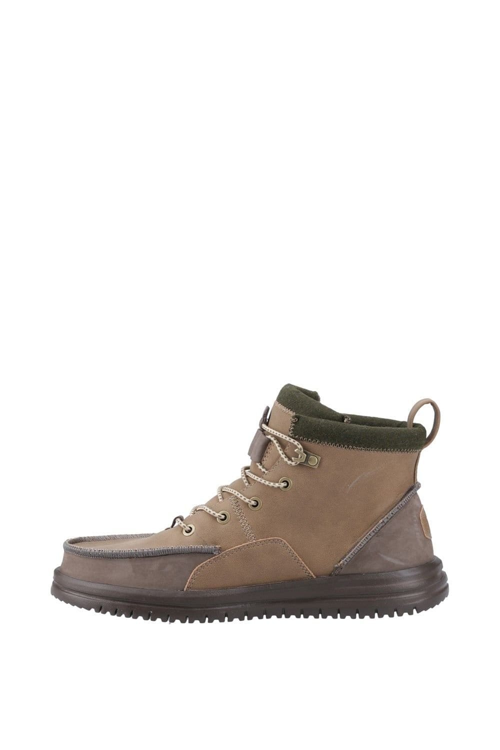 HEY DUDE Hey Dude Men's Bradley Tumbled Classic Boots in Brown - 4