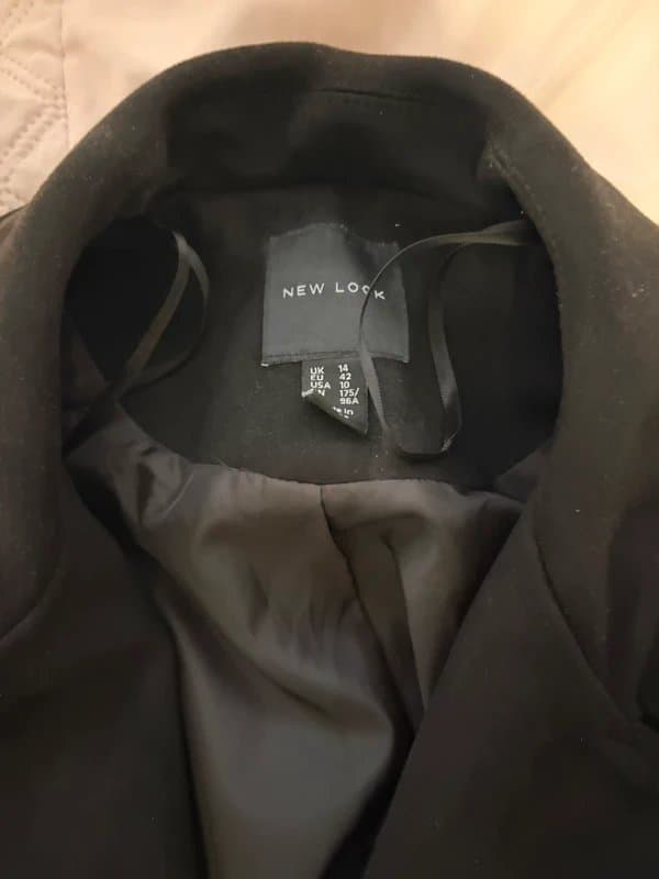 New Look Leather black jacket