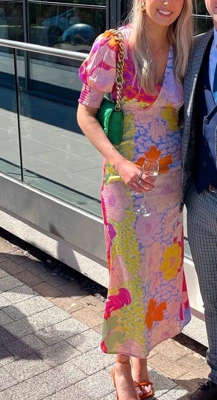Never Fully Dressed Never full dressed satin midi dress