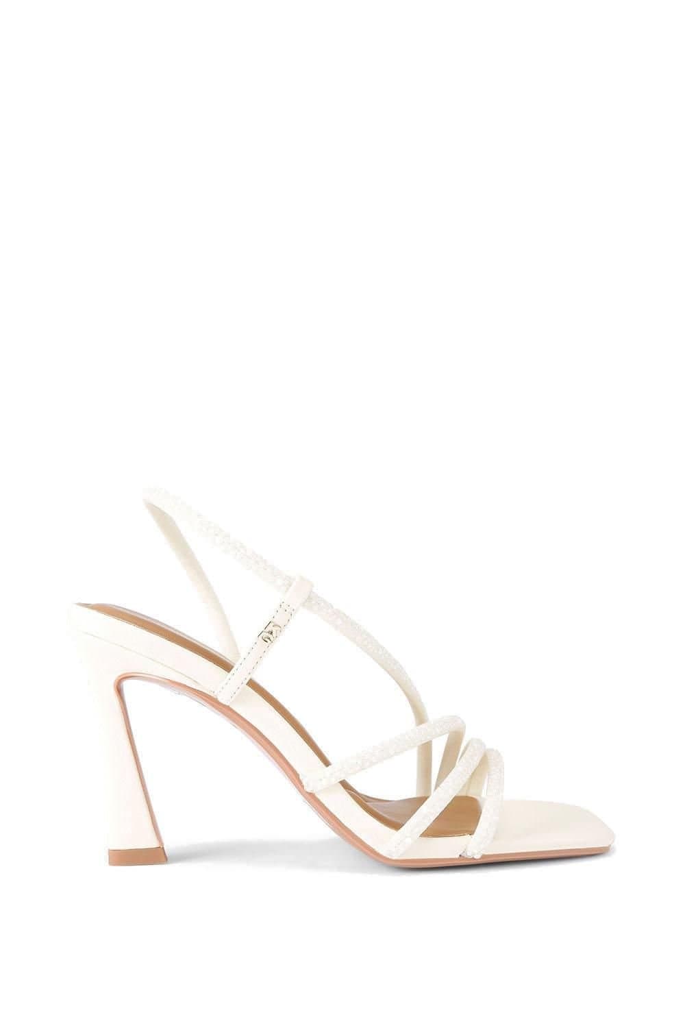 KG Kurt Geiger KG Kurt Geiger White Pearl Embellished Heels