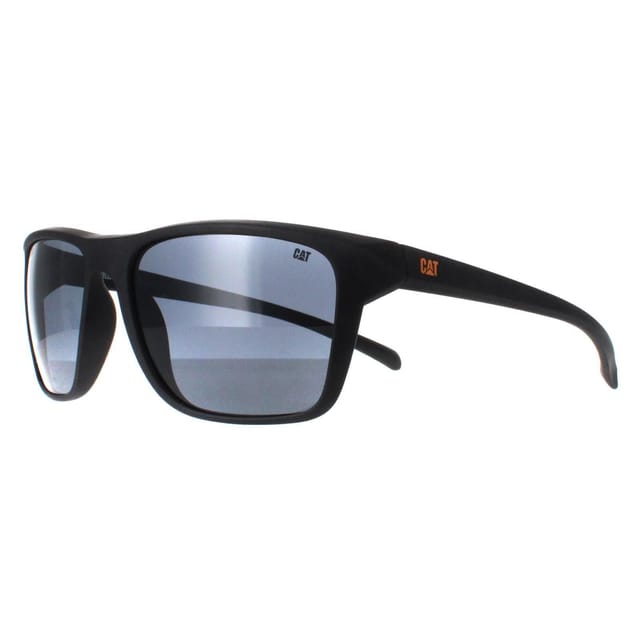 Caterpillar Caterpillar Men's Square Matte Black Smoke Polarized CTS-8012 - 2