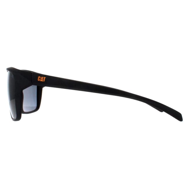 Caterpillar Caterpillar Men's Square Matte Black Smoke Polarized CTS-8012 - 3