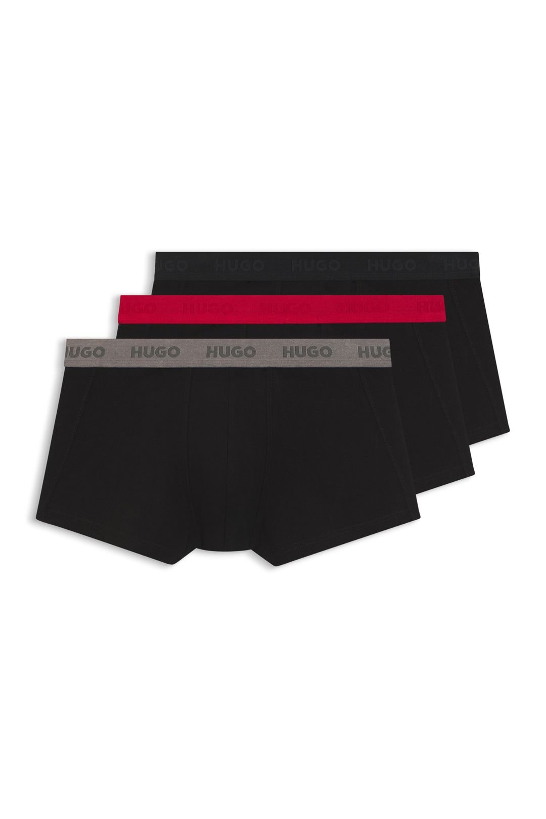 HUGO Hugo Men's Trunk Triplet Pack Black - 3