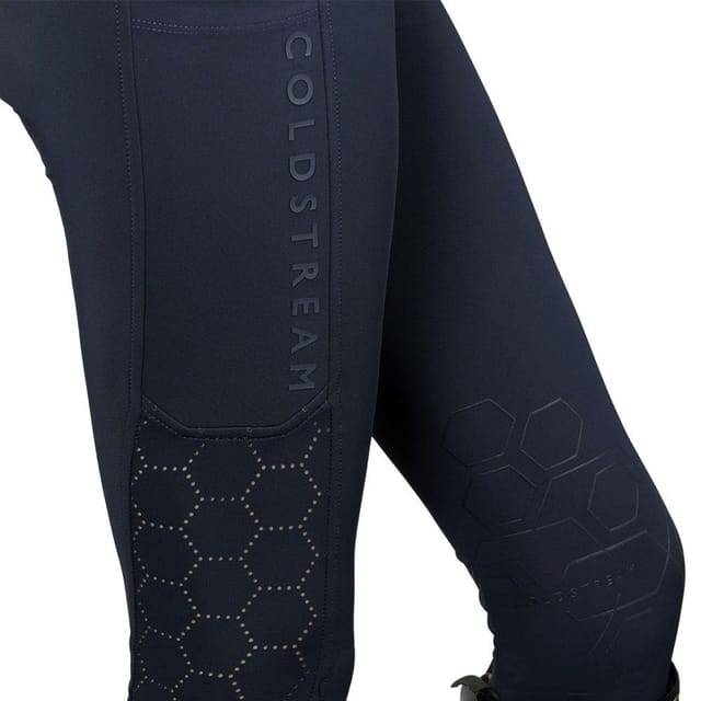 Coldstream Coldstream Women's Ecclaw Elite Compression Horse Riding Tights in Black - 2