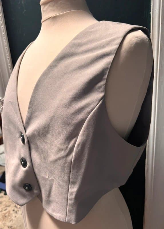 ASOS Design Asos Design grey waistcoat top