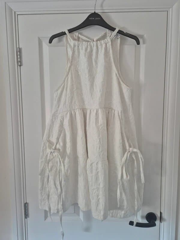 ASOS Asos white embroidered mini sun dress