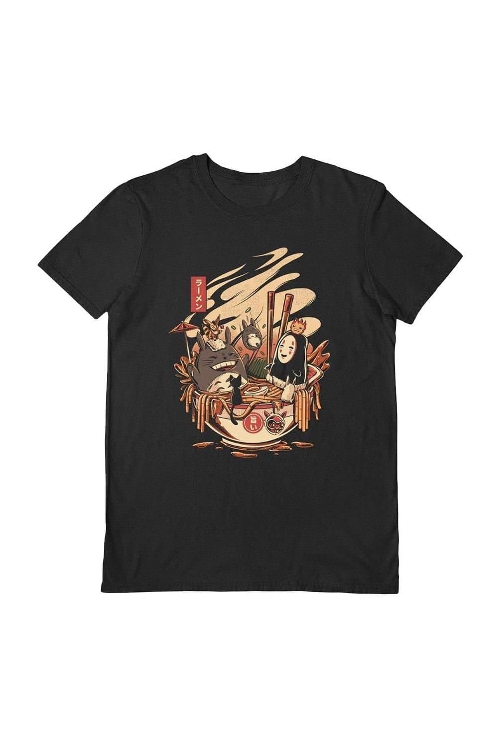 Ilustrata Ilustrata Men's Ramen Pool Party T-Shirt in Black