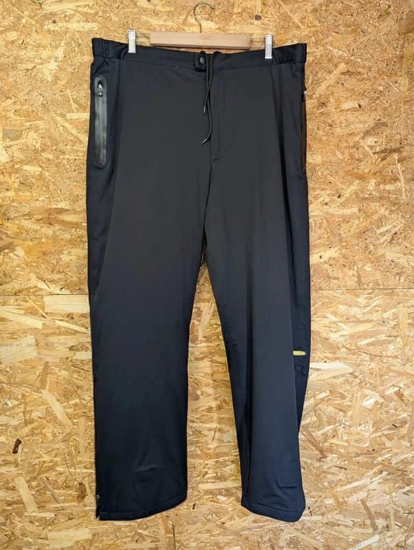 Greg Norman Greg Norman Golf Pants Mens W38 L32 XL Waterproof Black Elastic Stretch Cuff Zip