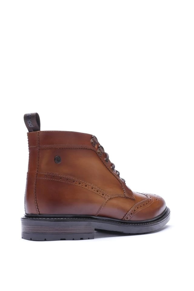 Base London Base London Men's Foster Brogue Boot in Tan - 2