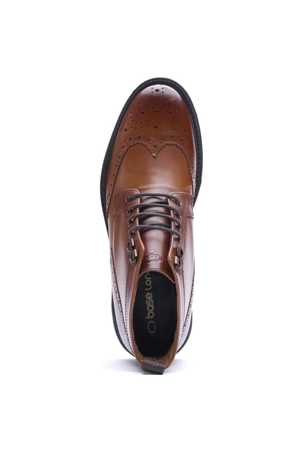 Base London Base London Men's Foster Brogue Boot in Tan - 4