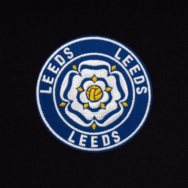 fan originals fan originals Men's Adults Leeds Retro Polo Shirt in Black - 3