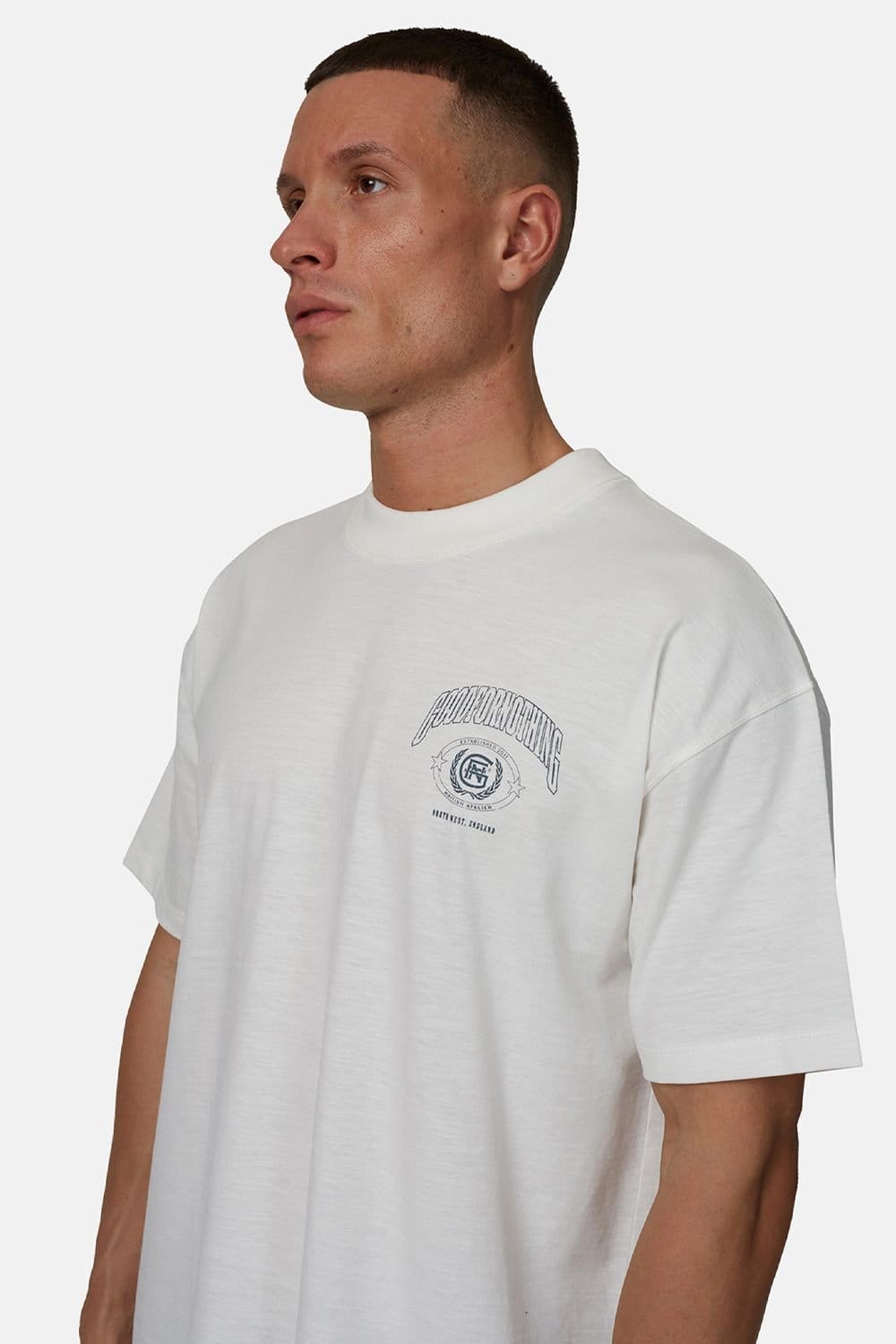 Good For Nothing Good For Nothing Men's Relaxed Graphic Tee in White - 4