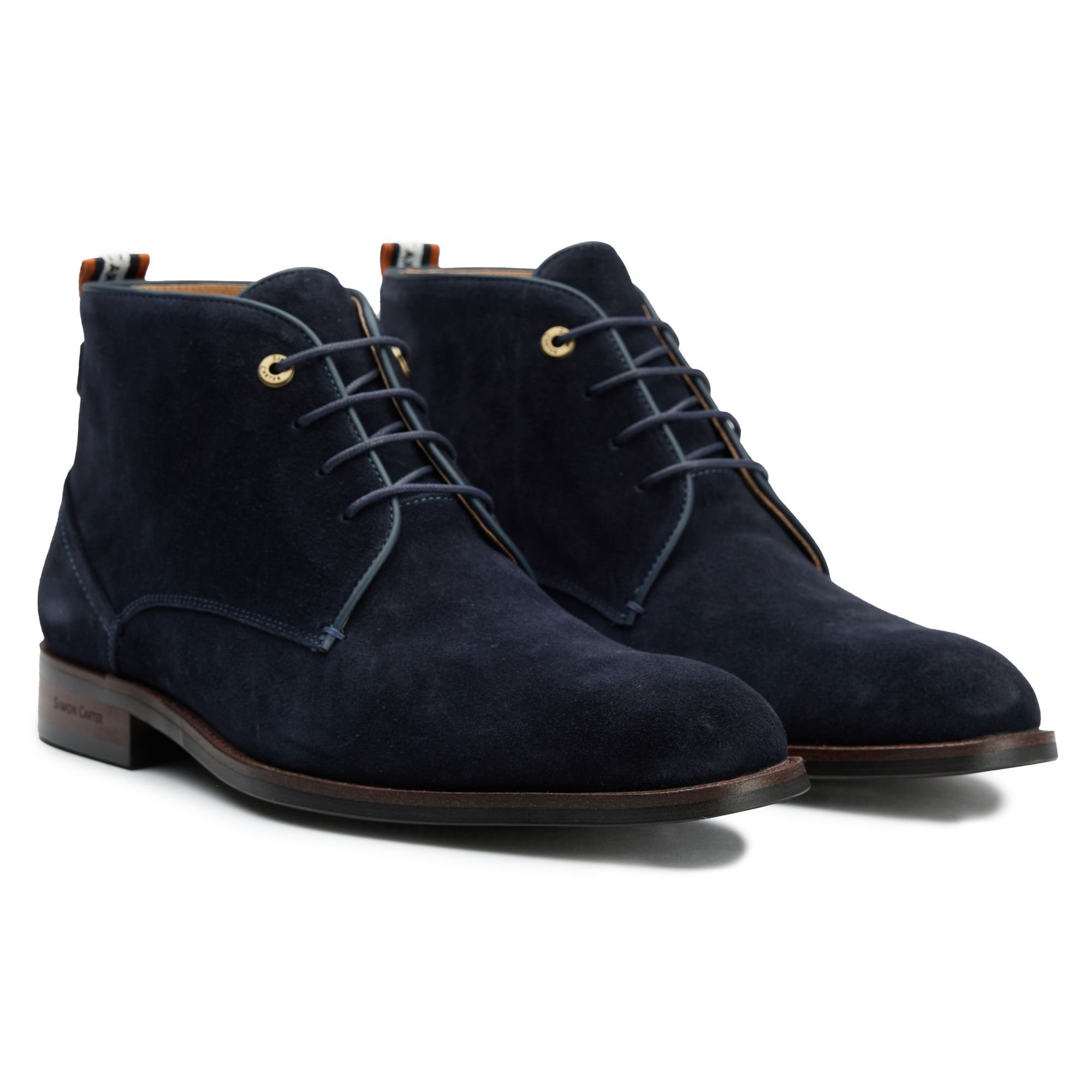 Simon Carter SIMON CARTER Men's Allos Chukka Boots in Blue - 3