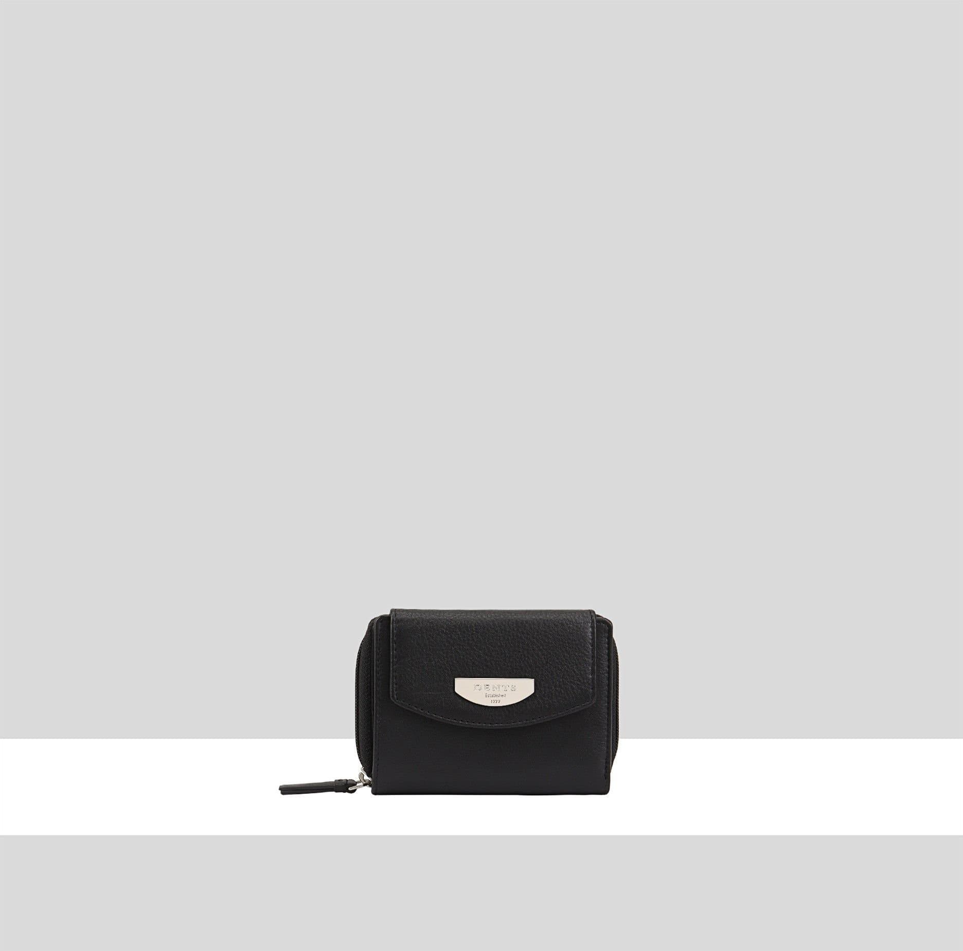 Dents Dents Women's Winona Leather Purse in True Black