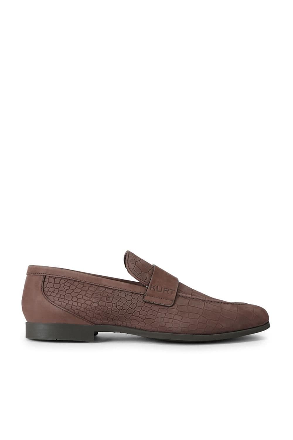 Kurt Geiger London Kurt Geiger London Men's 'Aldgate Flex' Nubuck Shoes in Dark Brown