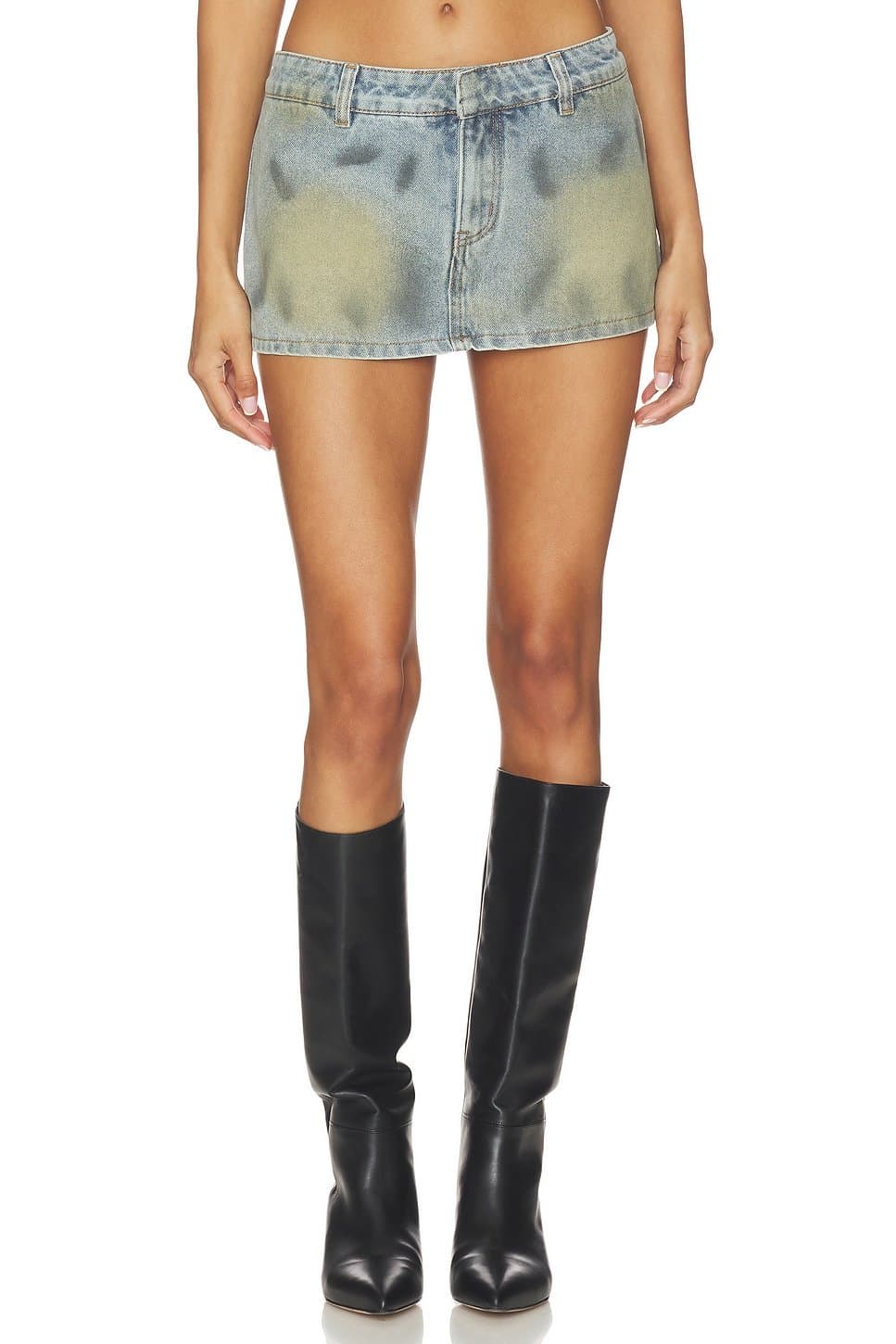 revolve Rhode Mini Denim Skirt