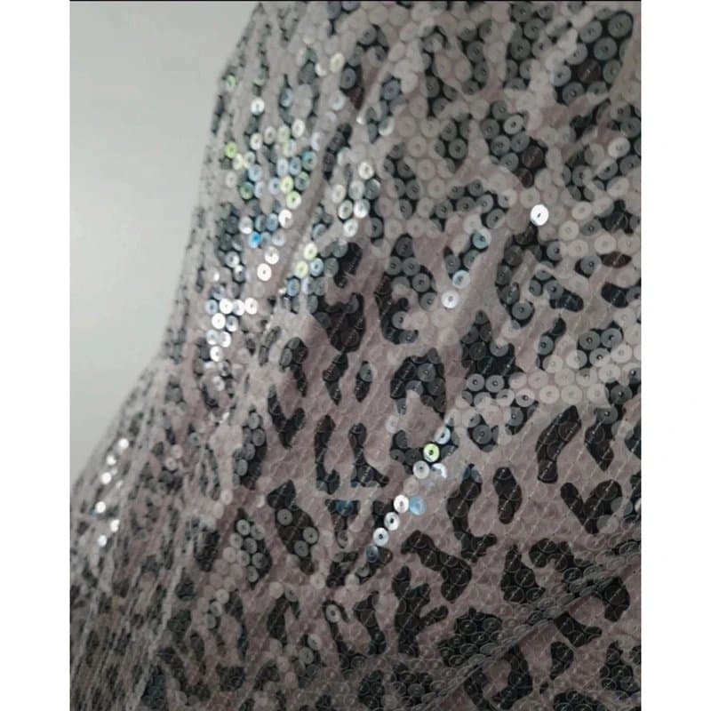 Oasis Oasis sequin embellished leopardprint mini shift dress UK size 12 brand new with tags