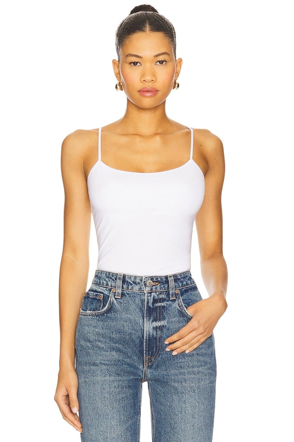 Revolve White Long Camisole by Cosabella