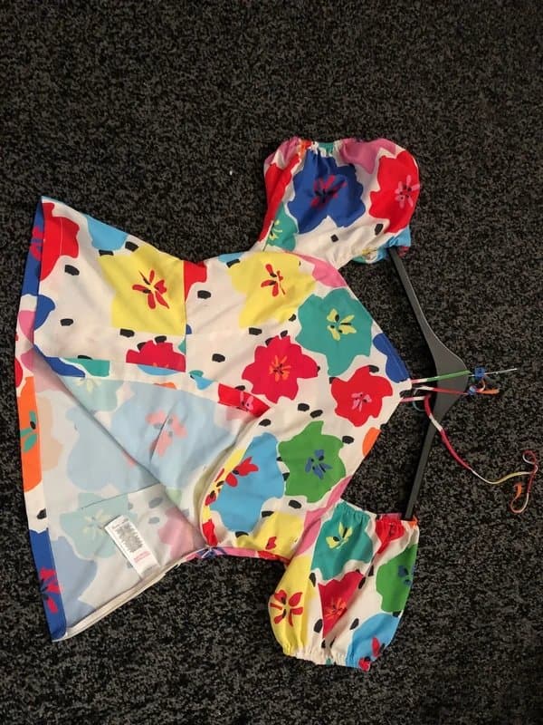 Never Fully Dressed Flower Print Two Piece