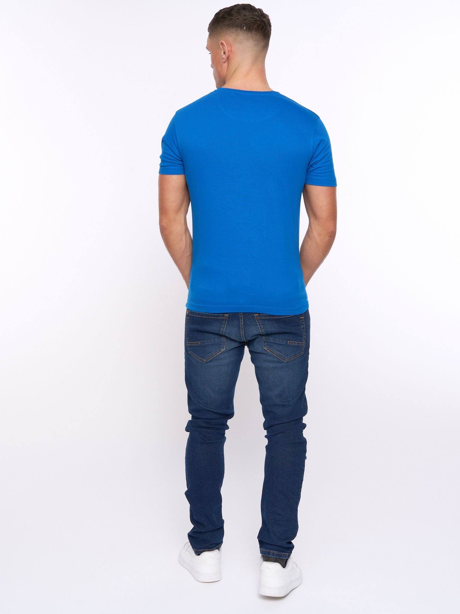 Xplicit Xplicit Men's Bad Turkey Xmas T-Shirt in Blue - 3