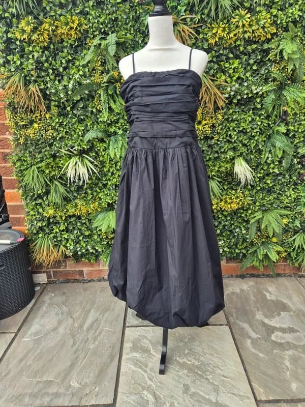Nobodys Child Nobody's child ruched bandeau bubble hem 100% cotton dress size 14