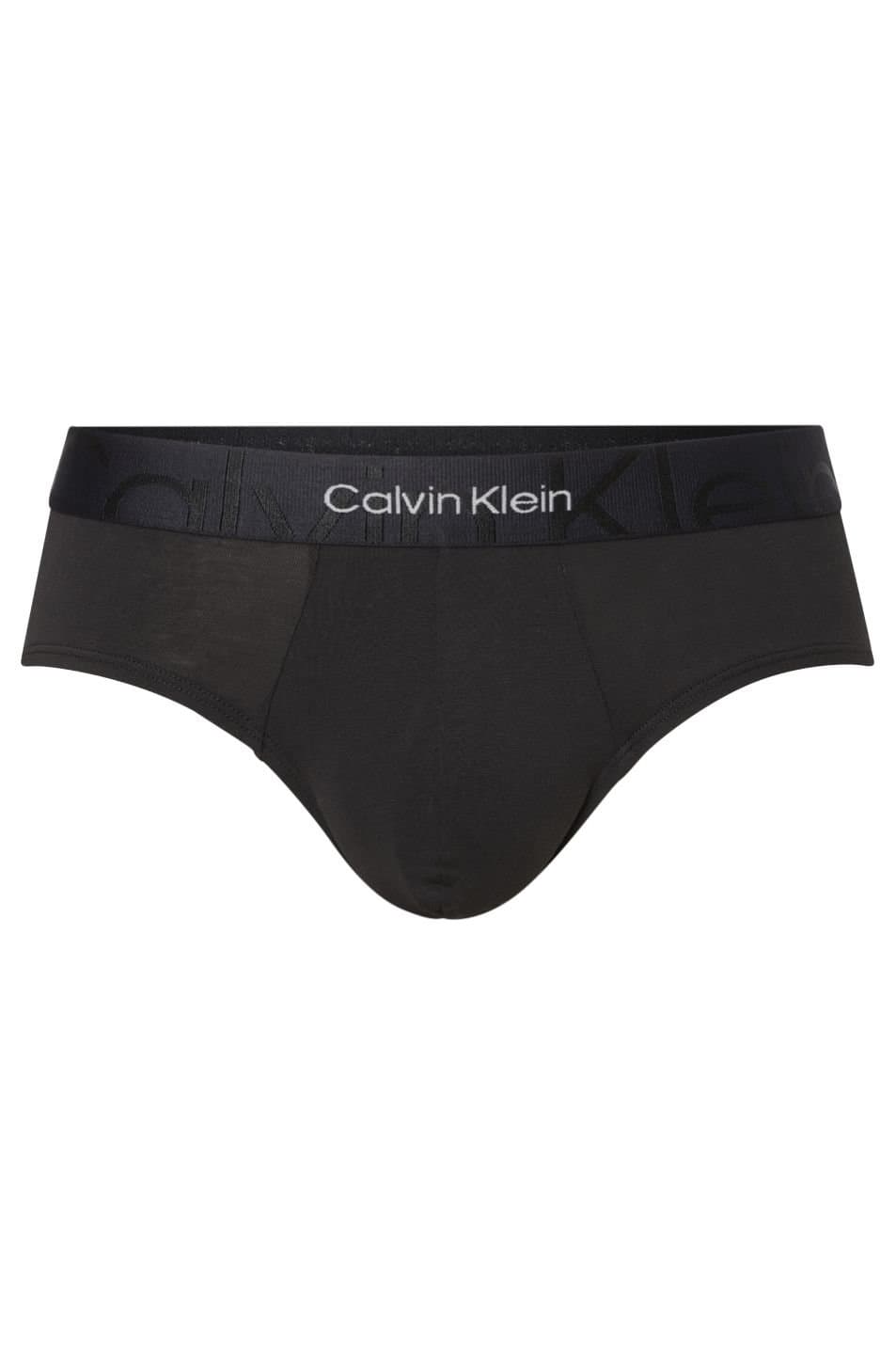 Calvin Klein CALVIN KLEIN Men's Recycled Cotton Stretch Hip Brief in Black