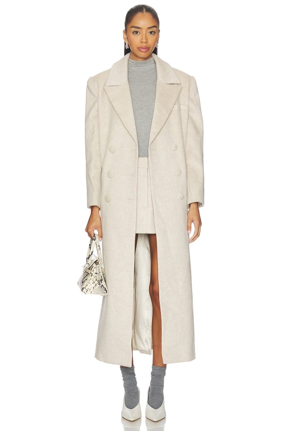 revolve Wool Oversized Blazer Coat