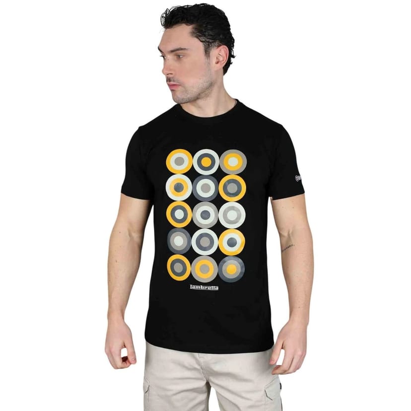 Lambretta Lambretta Men's Mod Target T-Shirt in Black - 1