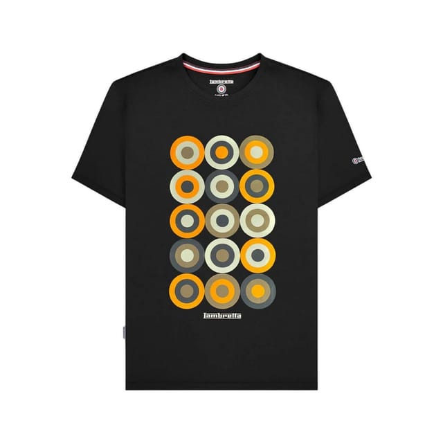 Lambretta Lambretta Men's Mod Target T-Shirt in Black - 2