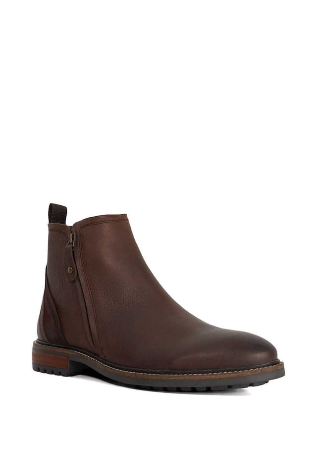 Dune London Dune London Men's 'Cian' Leather Casual Boots in Brown - 2