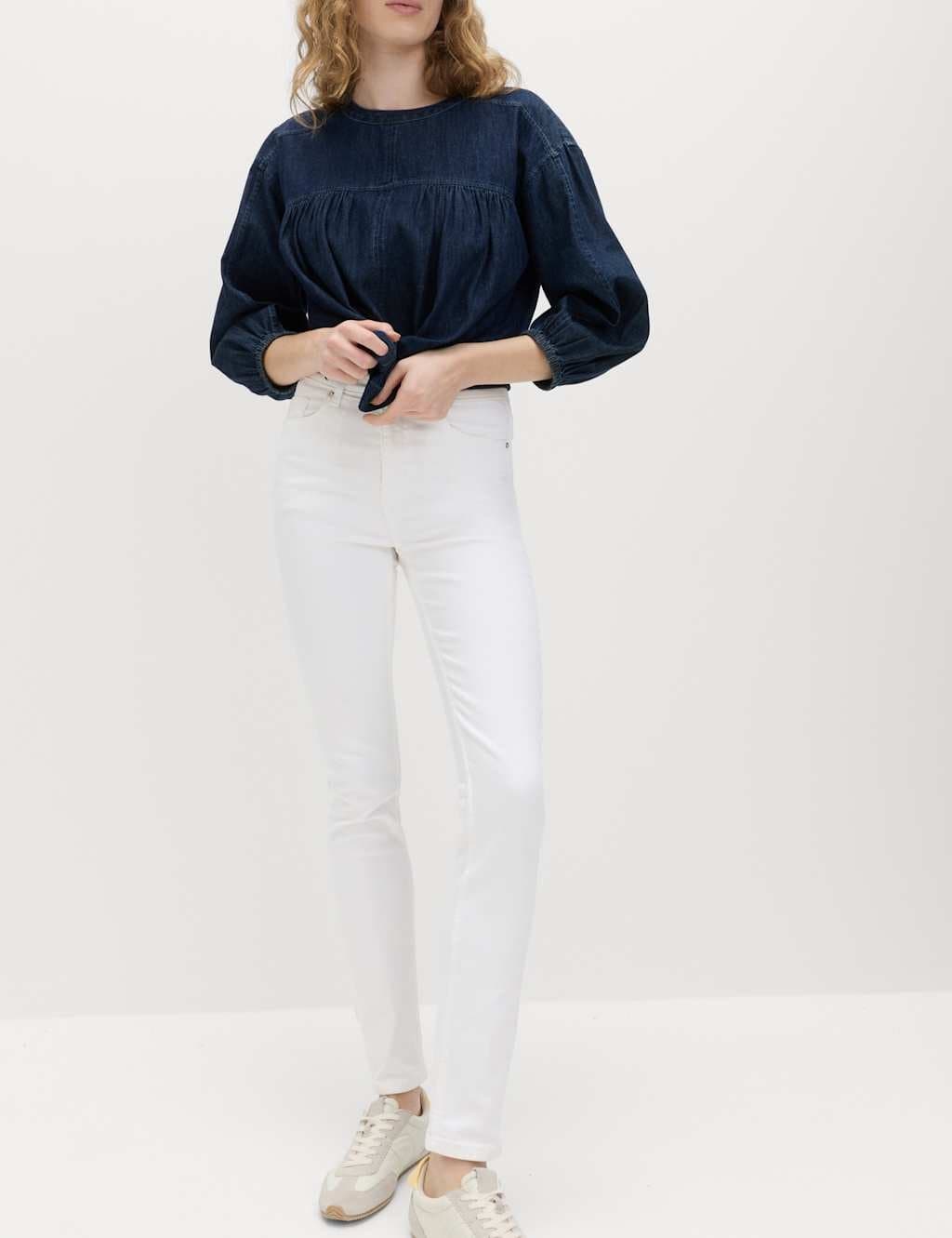 Marks & Spencer M&S Lily Slim Fit Jeans Soft White
