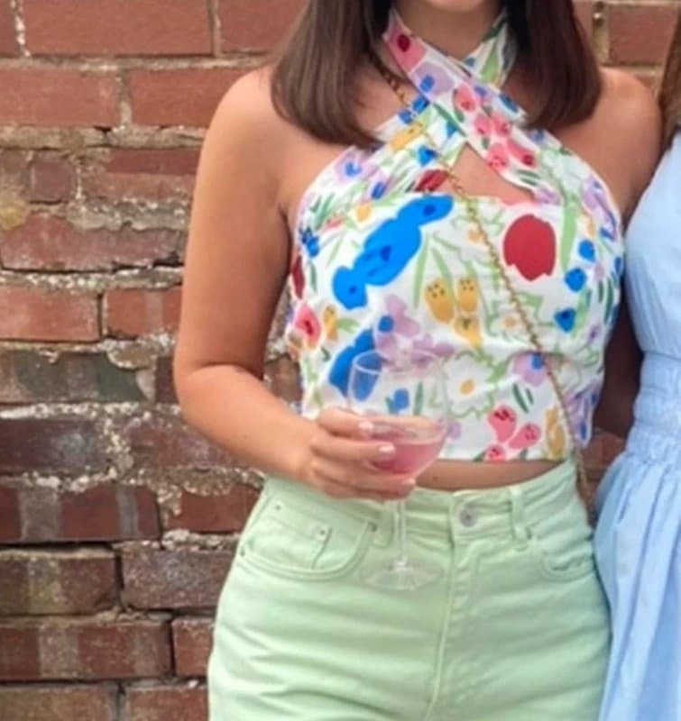ASOS Halter neck crop top