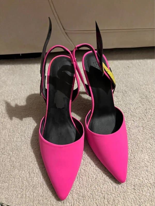ASOS ASOS Statement Pink Glitter Heels – Size 7