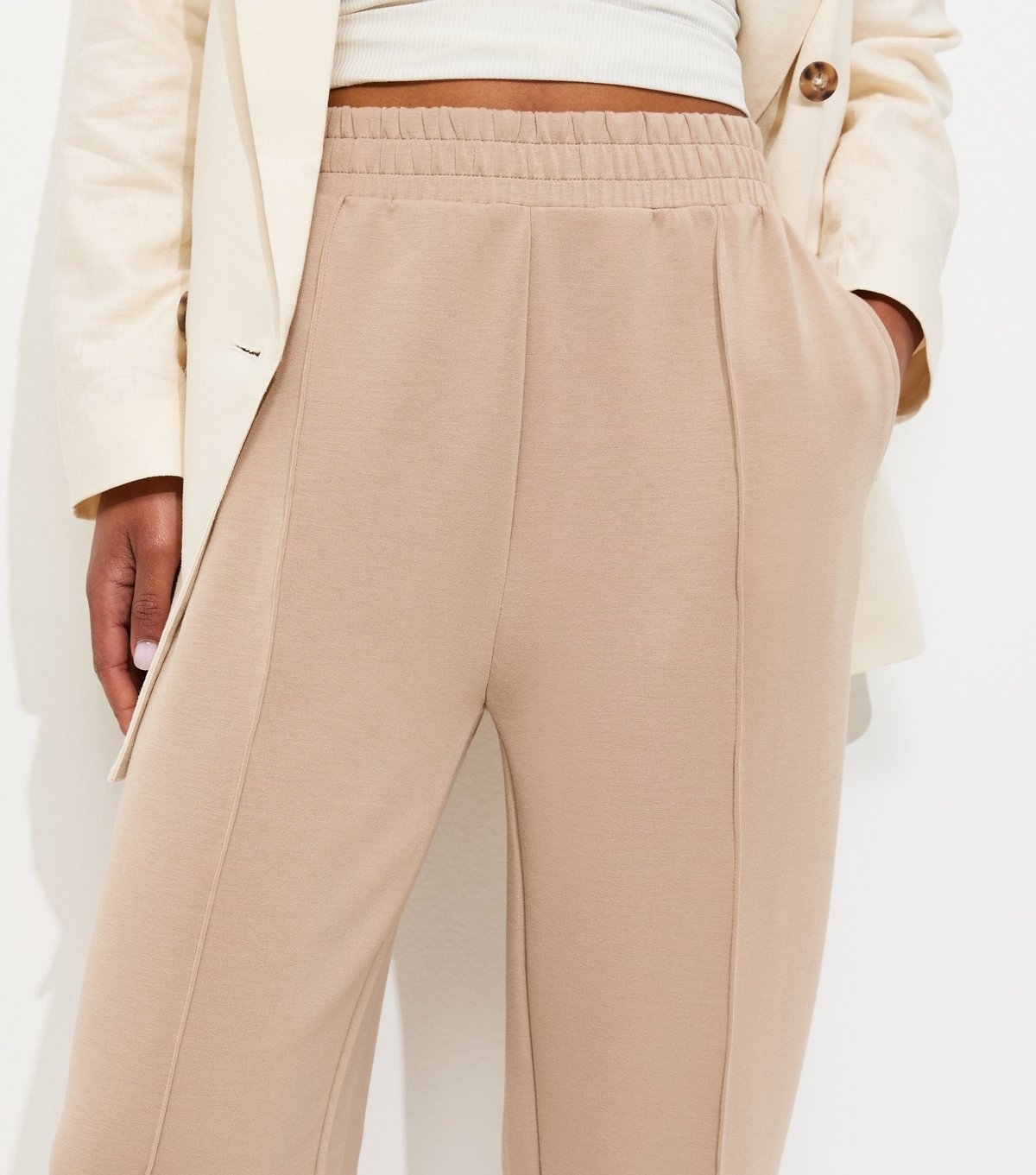 New Look Women's Premium Mink Jersey Wide Leg Joggers New Look - 2