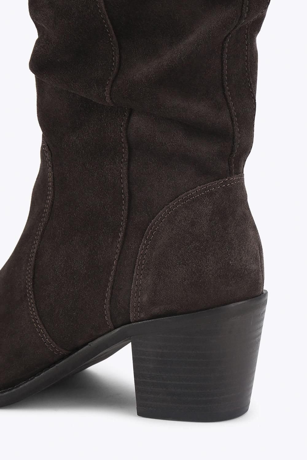 Carvela Carvela Women's 'Secil Knee High' Suede Boots in Dark Grey - 4