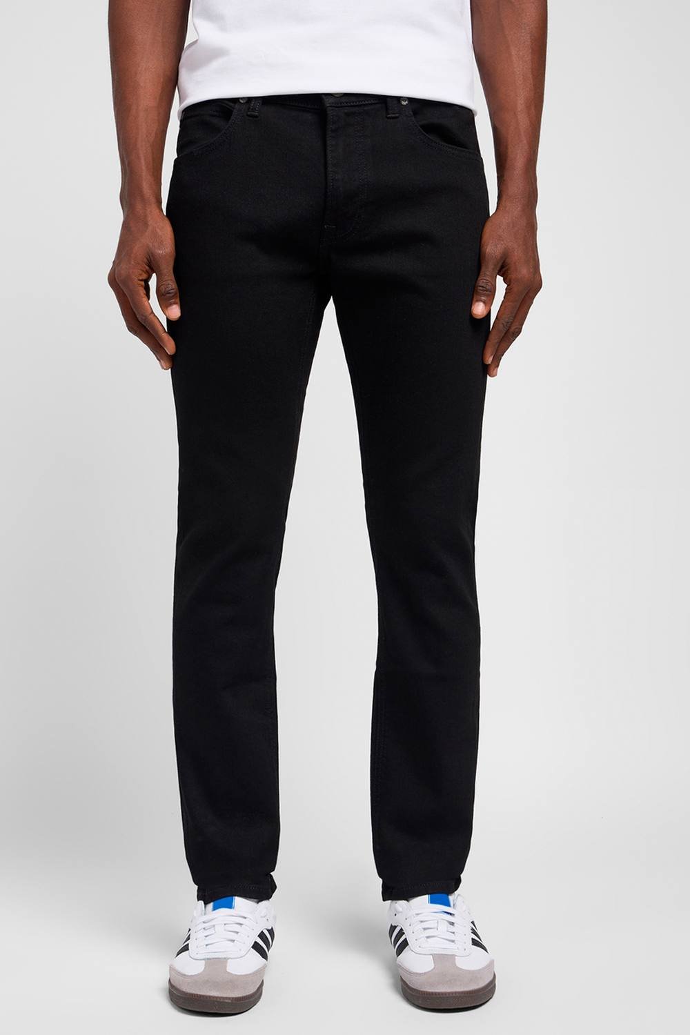 Lee Lee Men's Luke Slim Fit Jeans Clean Black - 2