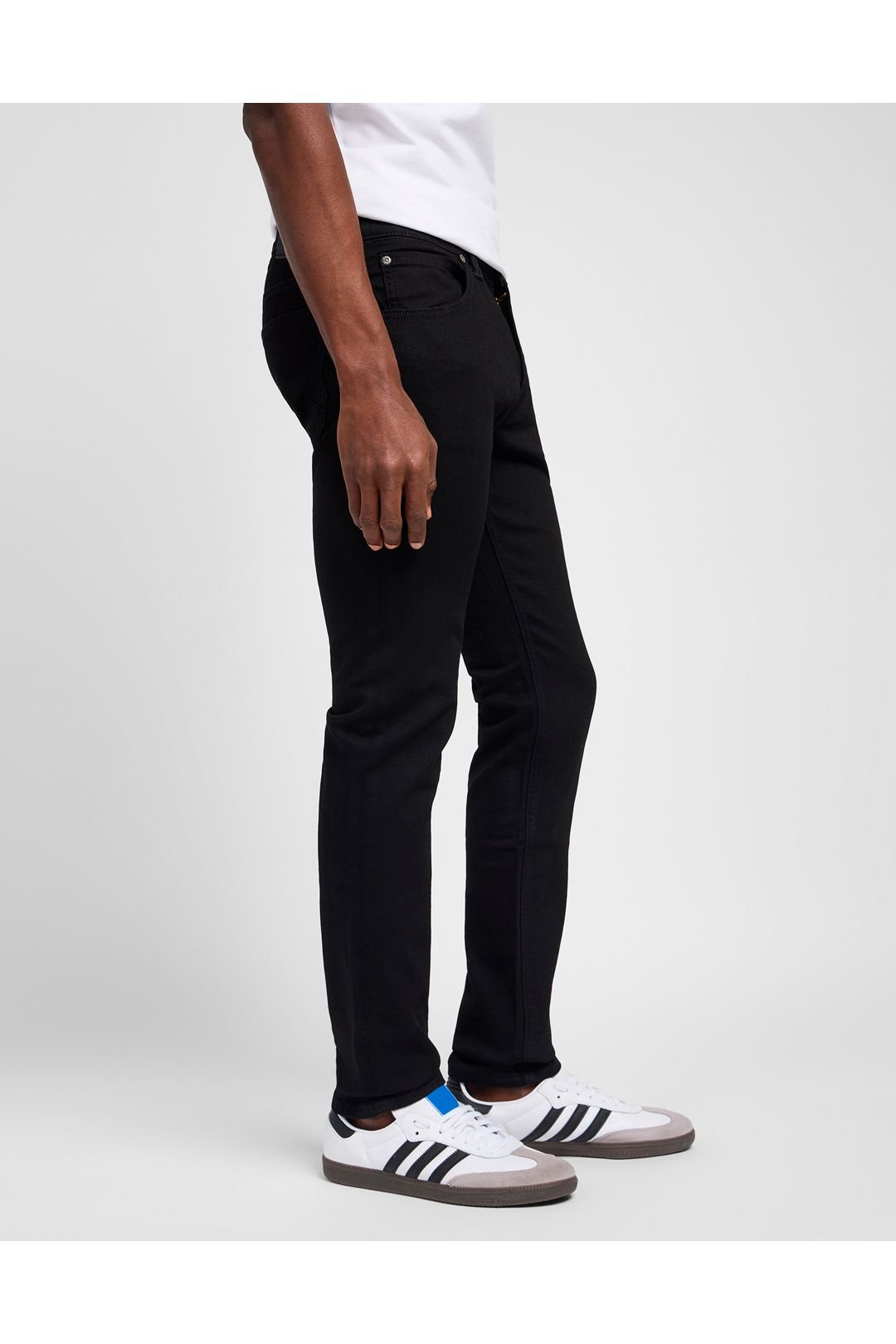 Lee Lee Men's Luke Slim Fit Jeans Clean Black - 3