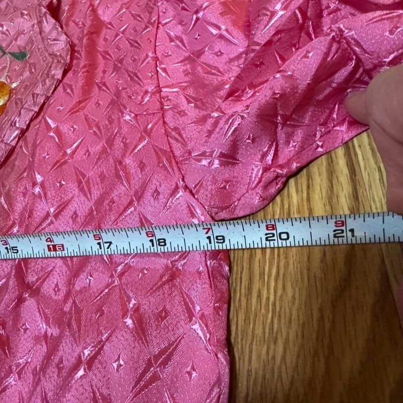 New Look Pink Floral Jacquard Embroidered Robe
