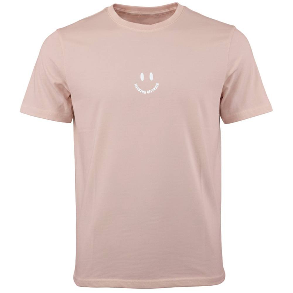 Weekend Offender Weekend Offender Men's Smile Light Pink T-Shirt - 2