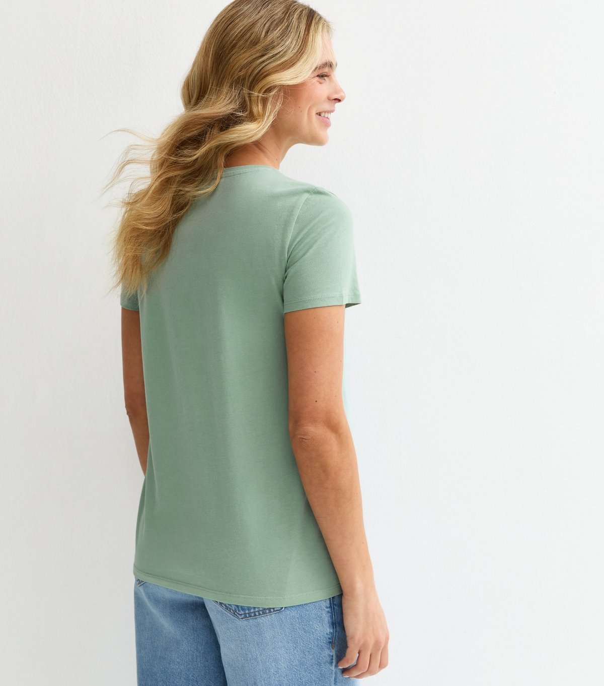 New Look Women's Maternity Turquoise Crew Neck T-Shirt New Look - 4