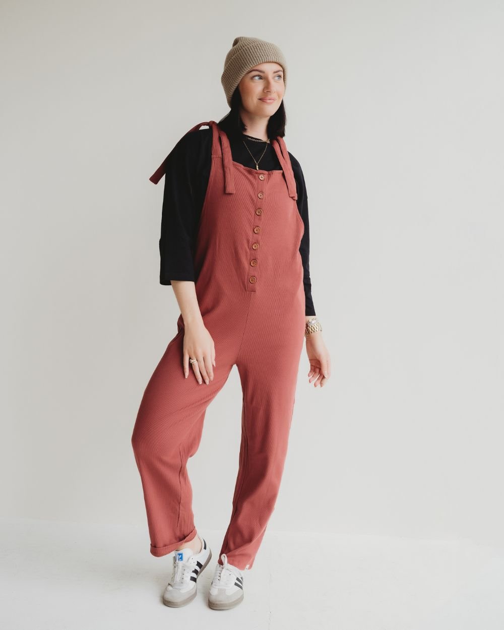 Turtledove London Turtledove London Women's Erin Red Dungarees - 4