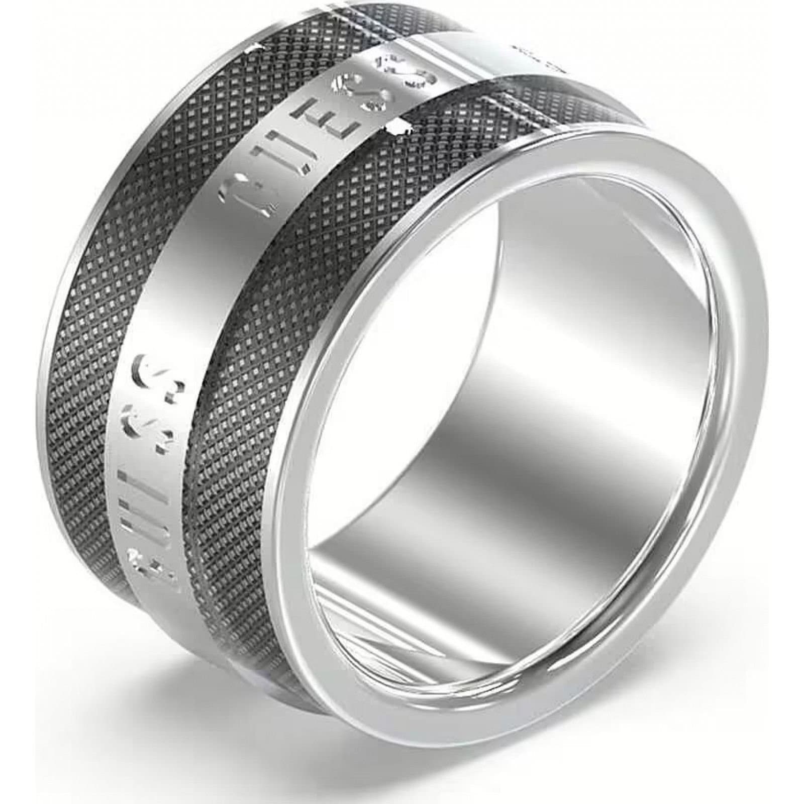 Guess Guess Men's JUMR03209JWSTBK62 Ring in Silver