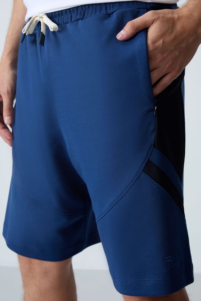 Tommy Life Tommy Life Men's Fleece Sweat Shorts in Dark Blue - 3